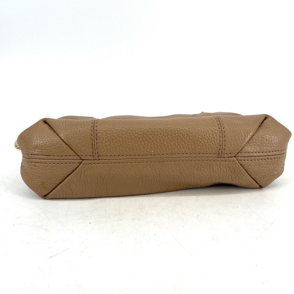 Michael Kors Jet‎ Set Leather Chain Strap Shoulder Bag Taupe Gold Hardware - Picture 5 of 7